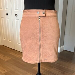 Kendall & Kylie Light Brown Mini Skirt